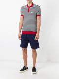 striped polo shirt