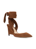 tie wedge sandals