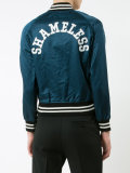 'Shameless' bomber jacket