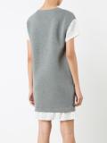 lace detailing T-shirt dress