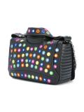 mirror embellished Biker shoulder bag