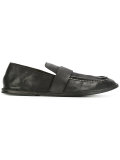 contrast stitch loafers