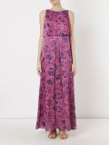 front pleated cocktail dress
