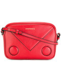 logo print shoulder bag