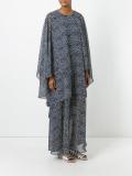 dots print shift dress