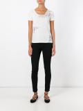 lace detail T-shirt