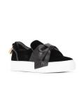 front bow slip-on sneakers