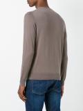 crew neck slim-fit jumper