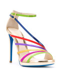 strappy heeled sandals 