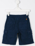logo embroidered shorts