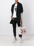 kitty embossed tote