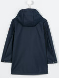 hooded raincoat