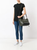 contrast tote bag 