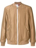 zipped bomber jacket 