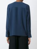 collarless shirt