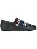 knitted slip-on sneakers
