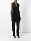 shawl lapel jumpsuit