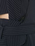 panelled wrap blouse