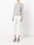 zipped cuffs jumper