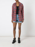 shredded slouch shorts