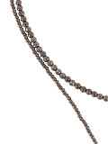 double row beaded necklace