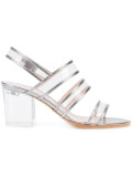 transparent strap sandals