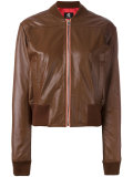 Sorbet leather bomber jacket