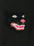 embroidered panther sweatshirt 