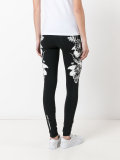 tropical print leggings