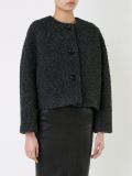 bouclé knit jacket