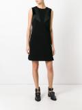 geometric insert dress