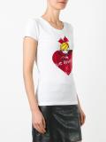 sequinned heart T-shirt