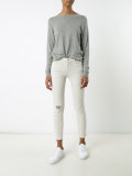 distressed skinny jeans