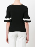 peplum sleeve top