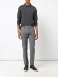longsleeved jersey polo shirt