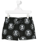 skull print swim shorts 