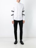 striped sleeve shirt