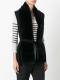 N.PEAL NPW949 BLACK + NAVY ??? Wool or fine animal hair->Cashmere