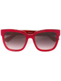 square frame glitter sunglasses
