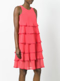 layered flared dress