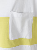 colour block T-shirt 