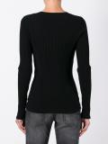 deep v-neck jumper