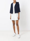zip up cropped jacket 