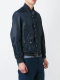 button-front bomber jacket