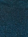 turtleneck metallic pullover