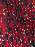 'dots' print pleated dress