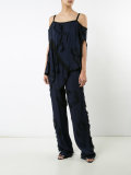 fringed palazzo pants 