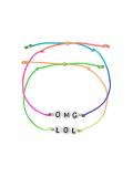'OMG LOL' bracelet 