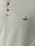 embroidered logo polo shirt