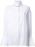 oversized round collar shirt